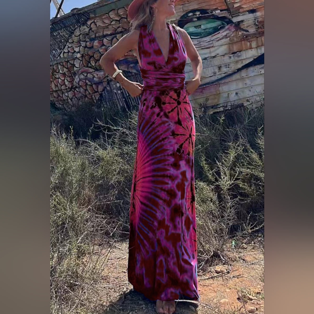 Ricidress halter wrap dress